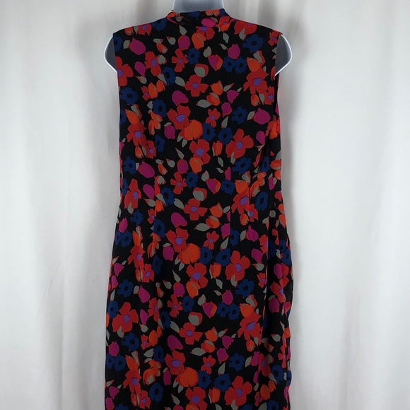 Dalia floral ruched front dress pockets NWT 4 - Picture 9 of 13